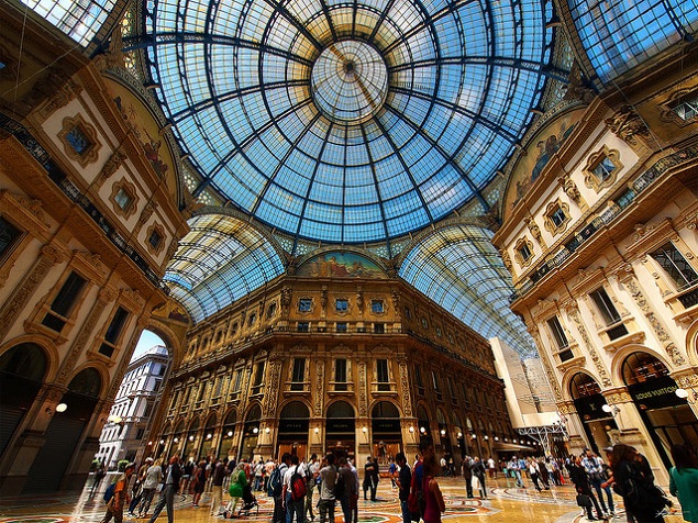 Galleria Vittorio Emanuele, en Milán